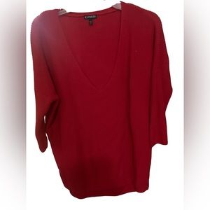 Women’s Express sweater.  Red size L